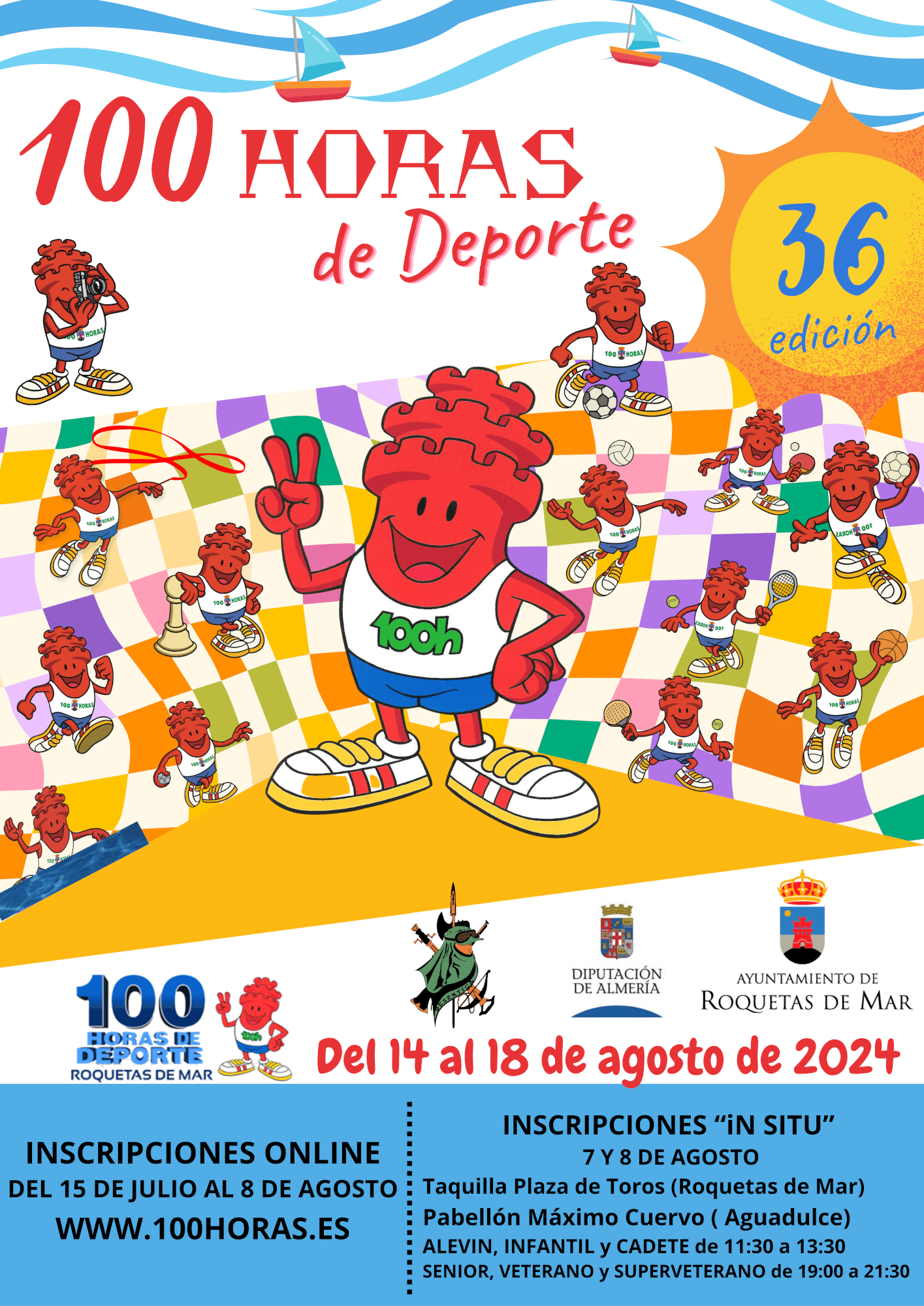 Asistencia técnica para el procedimiento de licitación del evento deportivo 100 horas de Roquetas de Mar